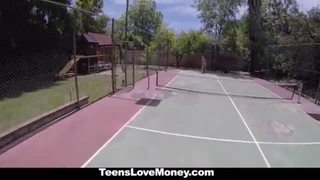 Teenslovemoney - tennis slut fucks for cash