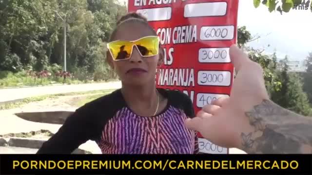 Carne del mercado - colombian latina beauty marbella leon gets facialized in wild pickup fuck