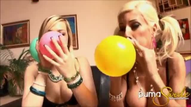 Balloons & lesbians?! puma swede alexis texas!